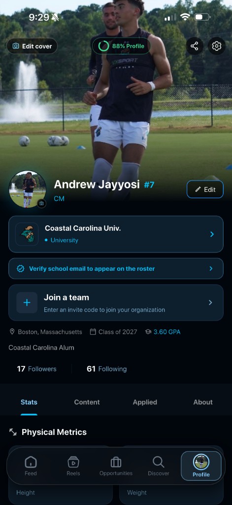 Ryval athlete profile